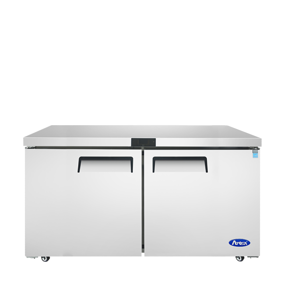 Atosa MGF8407GR 60'' Undercounter-Freezer Dimensions: 60-3/10 W * 30 D * 34-1/8 H