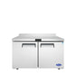 Atosa MGF8409GR 48" Worktop Refrigerator w/ Backsplash Dimensions: 48-3/10 W * 30 D * 39-4/5 H