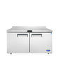 Atosa MGF8410GR 60" Worktop Refrigerator w/ Backsplash Dimensions: 60-1/5 W * 30 D * 39-4/5 H