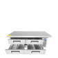 Atosa MGF8454GR 76'' Extended Top Chef Base with 72'' Cabinet Dimensions: 76 W * 32-1/8 D * 26-3/5 H