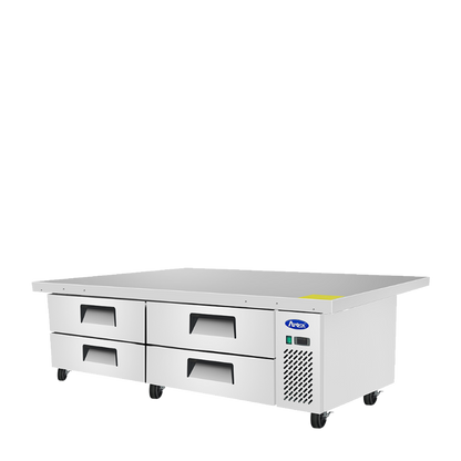 Atosa MGF8454GR 76'' Extended Top Chef Base with 72'' Cabinet