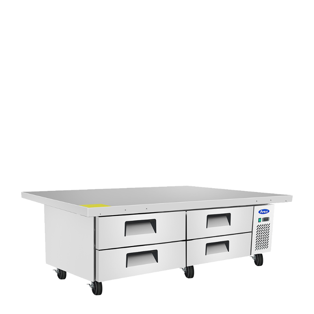Atosa MGF8454GR 76'' Extended Top Chef Base with 72'' Cabinet