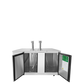 Atosa MKC68GR 68'' Keg Cooler-S/S-with 2 Dual Tap Towers Dimension: 68 W * 28-1/10 D * 40-1/10 H