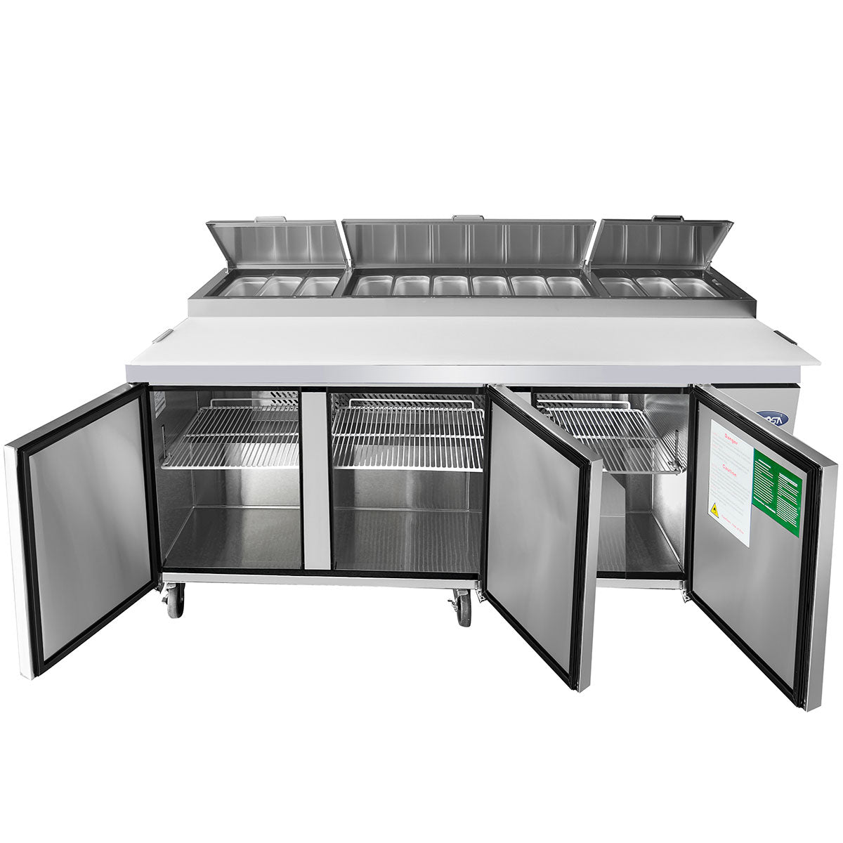 Atosa MPF8203GR 93'' Pizza Prep Table