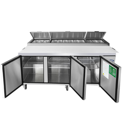 Atosa MPF8203GR 93'' Pizza Prep Table