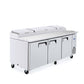 Atosa MPF8203GR 93'' Pizza Prep Table Dimensions: 93 W * 33-1/10 D * 44 H