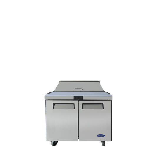 Atosa MSF3610GR 36'' Sandwich Prep. Table with 10 S/S Pans Dimensions: 36-1/2 W * 30 D * 44/3/10 H