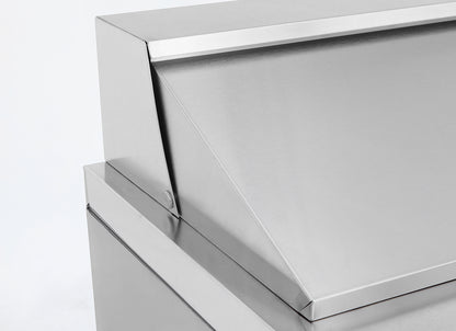 Atosa MSF8307GR 60'' Mega top Sandwich Prep. Table with 24 S/S Pans Dimensions: 60-1/5 W * 34 D * 46-3/5 H