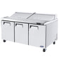 Atosa MSF8304GR 72'' Sandwich Prep. Table with 18 S/S Pans Dimensions: 72-7/10 W * 30 D * 44-3/10 H
