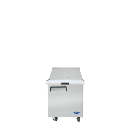 Atosa MSF8305GR 27'' Mega top Sandwich Prep. Table with 12 S/S Pans