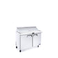 Atosa MSF8306GR 48'' Mega top Sandwich Prep. Table with 18 S/S Pans Dimensions: 48-1/5 W * 34 D * 46-3/5 H