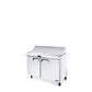 Atosa MSF8306GR 48'' Mega top Sandwich Prep. Table with 18 S/S Pans Dimensions: 48-1/5 W * 34 D * 46-3/5 H