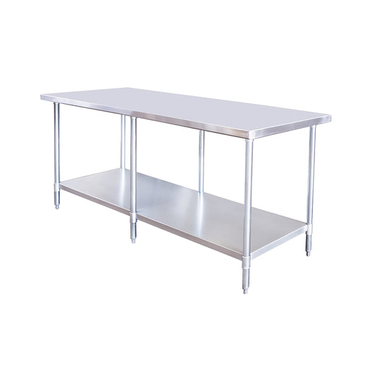 Atosa SSTW-3096 Stainless Steel Work Table & Leg Dimension: 96''*30''*34''