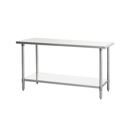 Atosa SSTW-2472 Stainless Steel Work Table & Leg Dimension: 72''*24''*34''