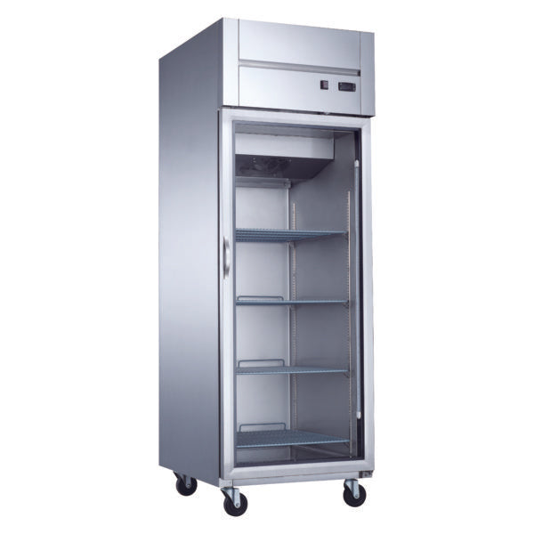 Dukers D28AR-GS1 Top Mount Single Glass Door Commercial Reach-in Refrigerator