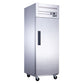 Dukers D28AR Commercial Single Door Top Mount Refrigerator in Stainless Steel