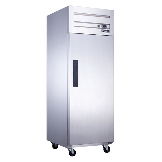 Dukers  D28AF Commercial Single Door Top Mount Freezer in Stainless Steel