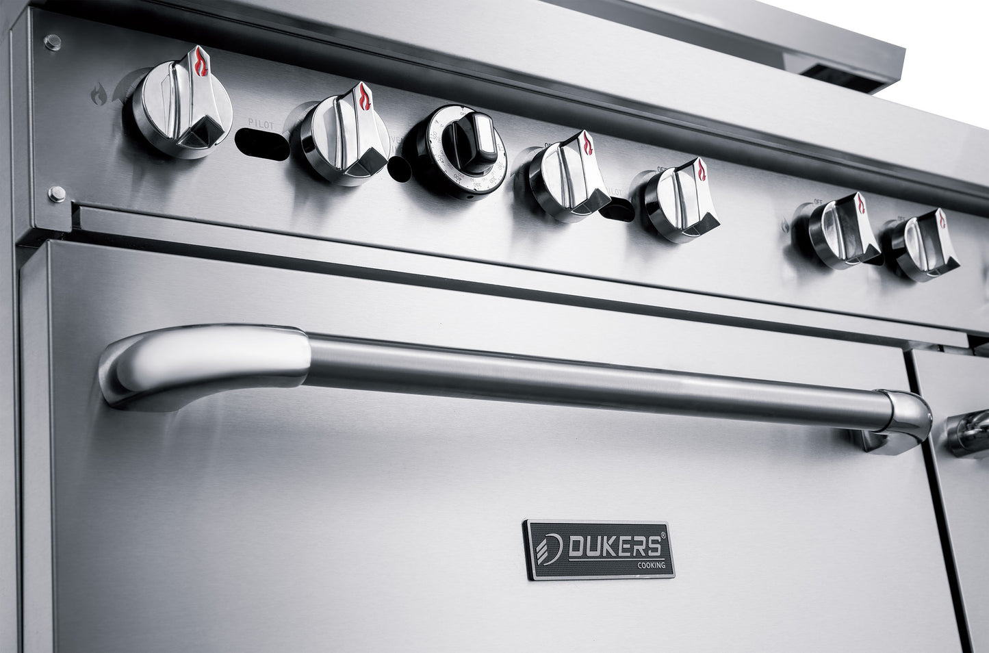 Dukers DCR60-10B 60″ Gas Range with Ten (10) Open Burners
