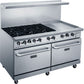 Dukers DCR60-6B24GM 60″ Gas Range with Six (6) Open Burners & 24″ Griddle