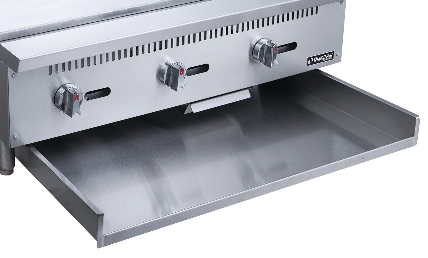 Dukers DCGMA36 36 in. W Griddle with 3 Burners